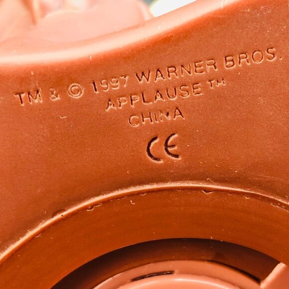 1997 Taz Coin Bank Retro Looney Tunes Tasmanian Devil Character Piggy Bank - Picture 4 of 10